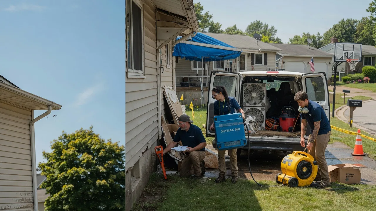 Ceiling Leak Cleanup in Allouez, MI near me