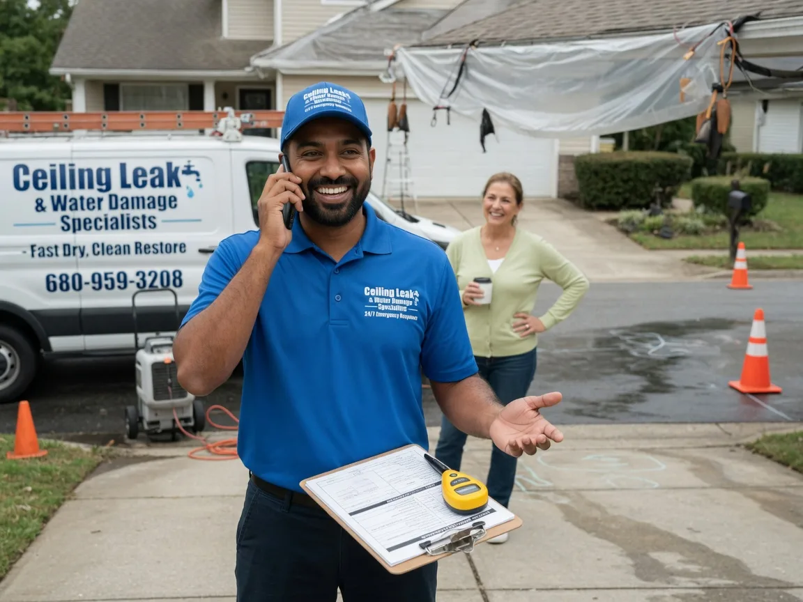 Ceiling Leak Cleanup Allouez, MI FAQs